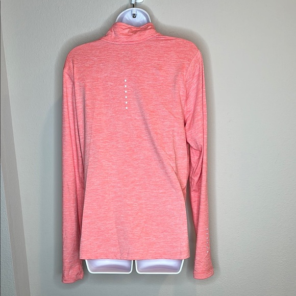 Nike Women's Pink Quarter-Zip Hoodie - Picture 2 of 4